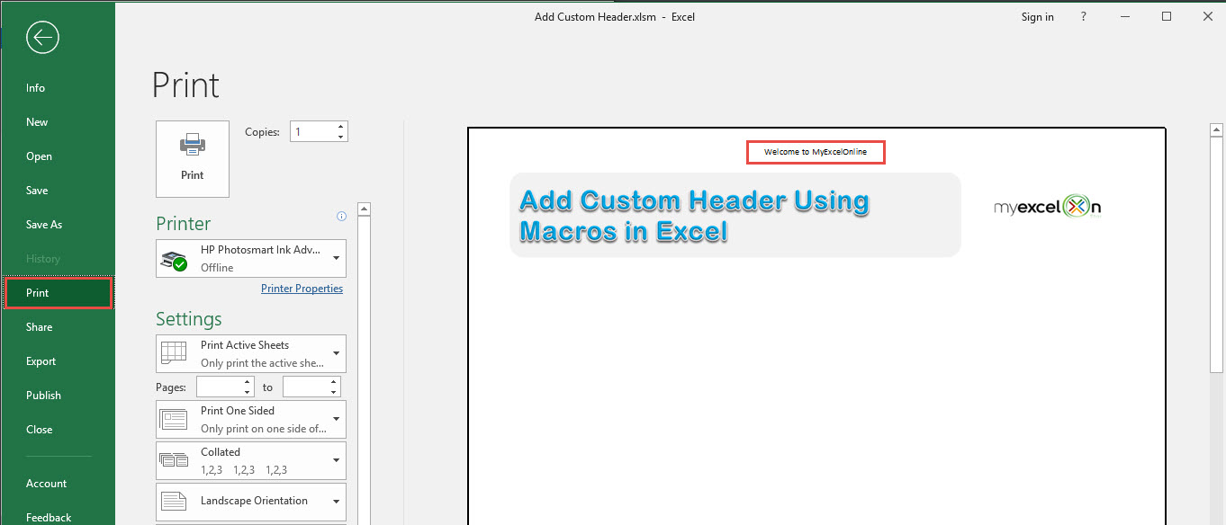 microsoft for mac excel spreadsheet insert image custom header